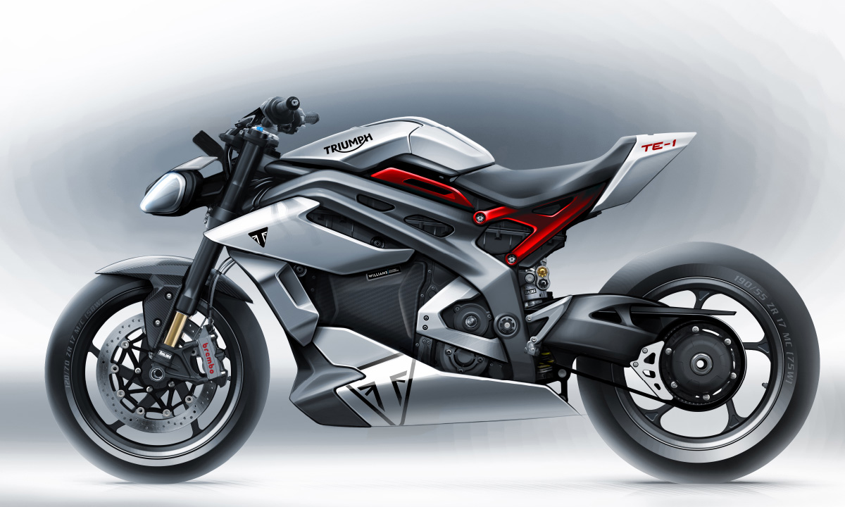 Triumph TE-1-AutoEV Motorbike