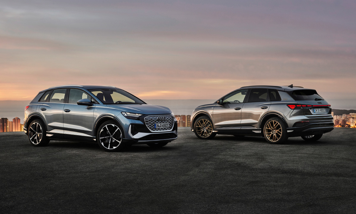 Audi Q4 e-tron line up