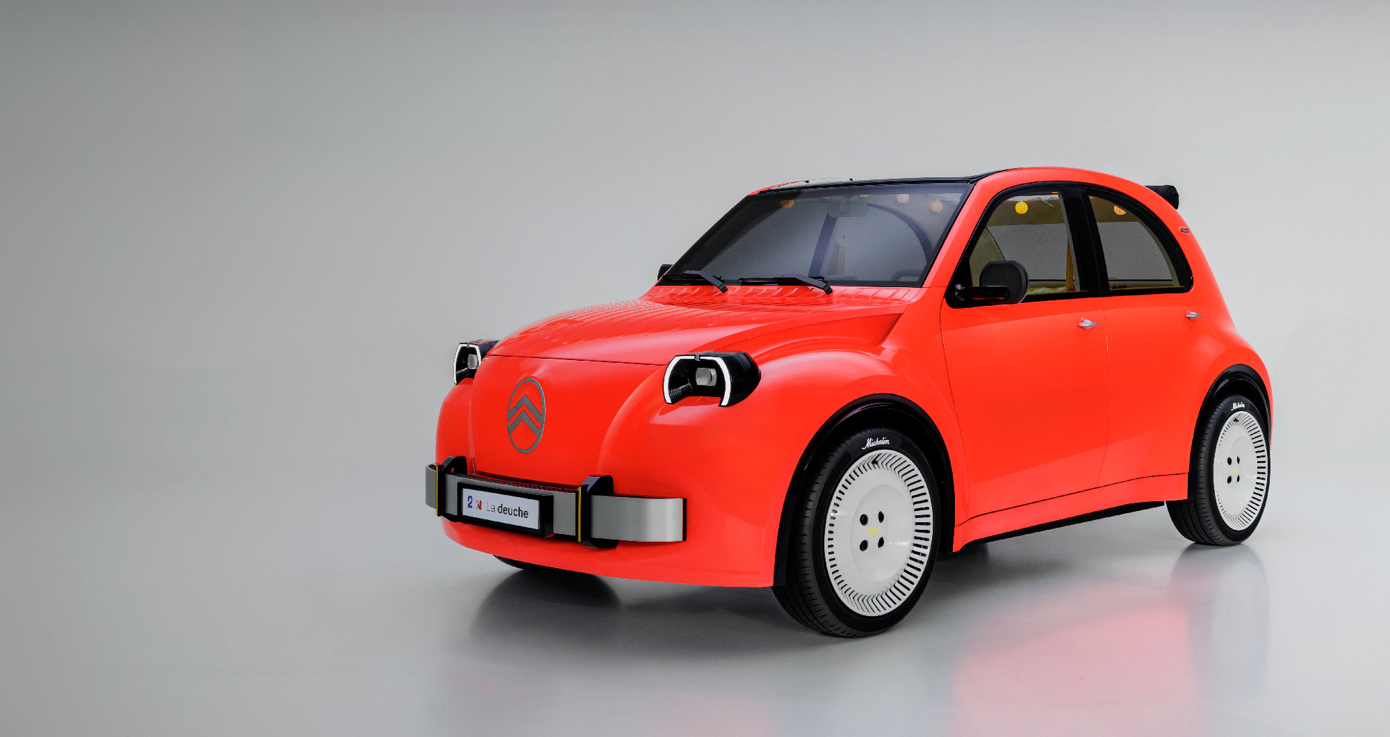 Citroën has unveiled an electric 2CV Concept